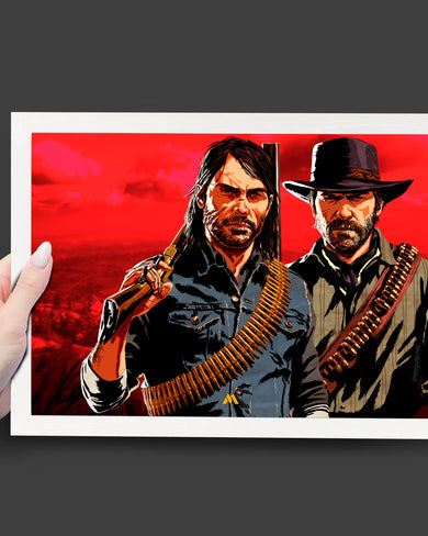 Red Dead Redemption-Outlaws Unleashed Art-Poster