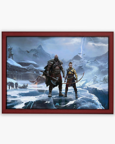 God of War-Shores of Ragnarok Art-Poster