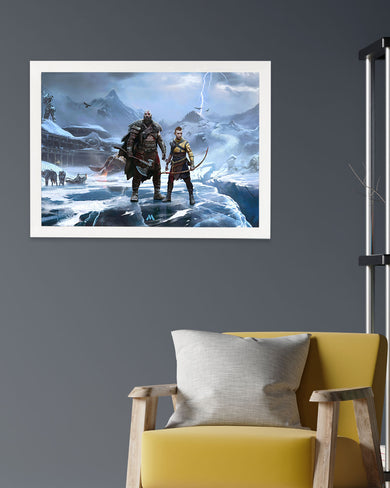 God of War-Shores of Ragnarok Art-Poster