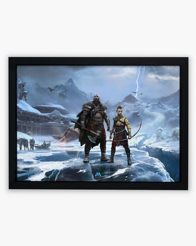 God of War-Shores of Ragnarok Art-Poster