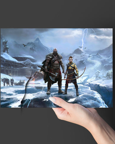 God of War-Shores of Ragnarok Art-Poster