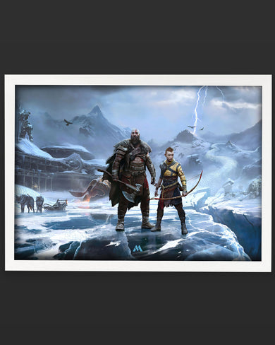 God of War-Shores of Ragnarok Art-Poster