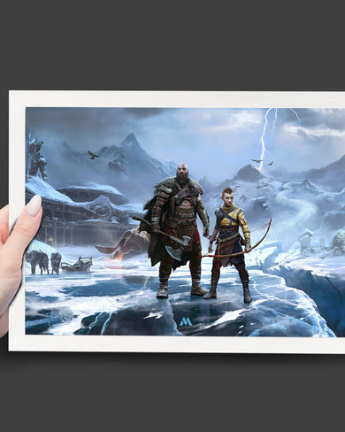 God of War-Shores of Ragnarok Art-Poster