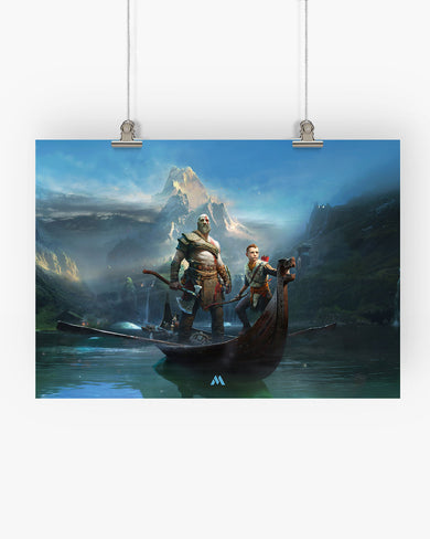 God of War-Quest for Tyr Art-Poster