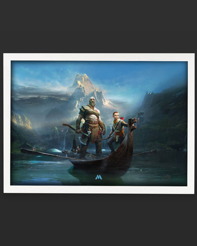 God of War-Quest for Tyr Art-Poster