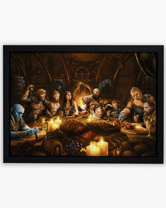 God of War-Last Supper Remake Art Poster