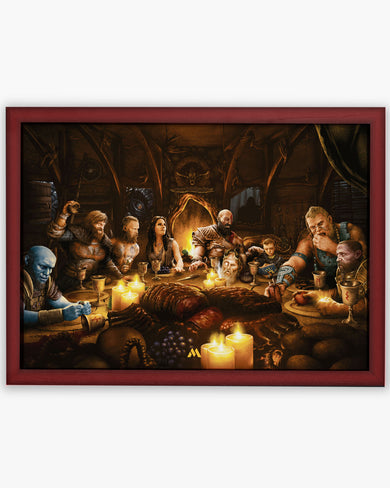 God of War-Last Supper Remake Art-Poster