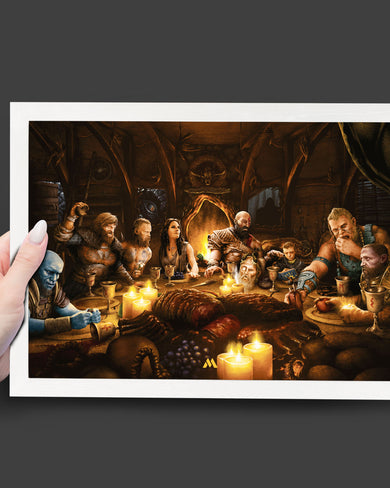 God of War-Last Supper Remake Art-Poster