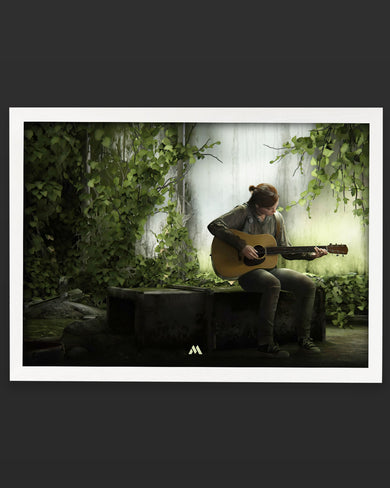 Last of Us-Ellie Take on Me Art-Poster