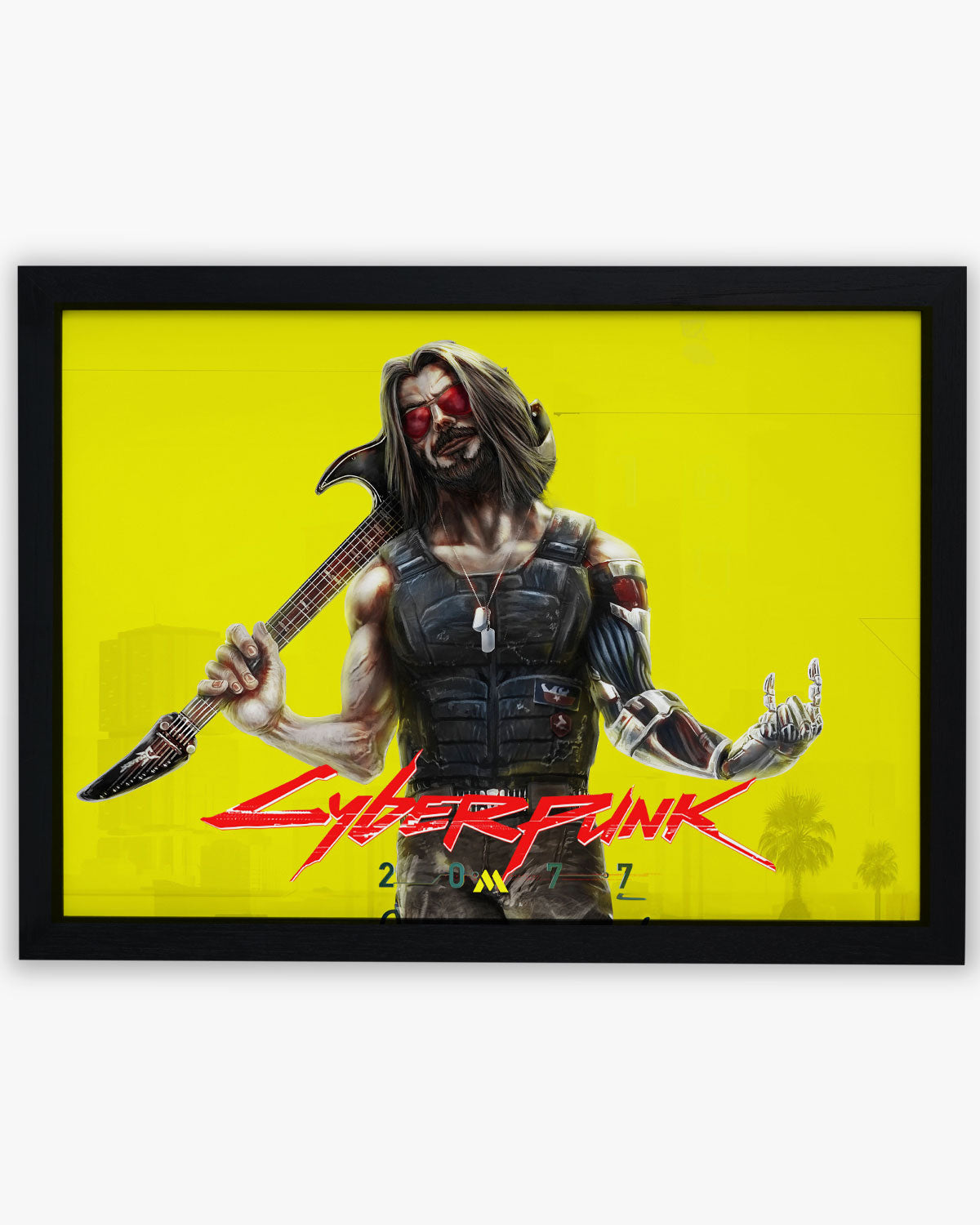 Cyberpunk 2077-Johnny Silverhand Art Poster – Myxtur