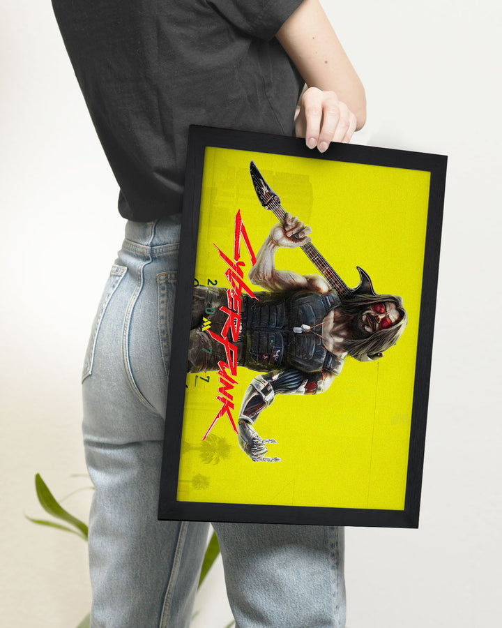 Cyberpunk 2077Johnny Silverhand ArtPoster Myxtur — free download