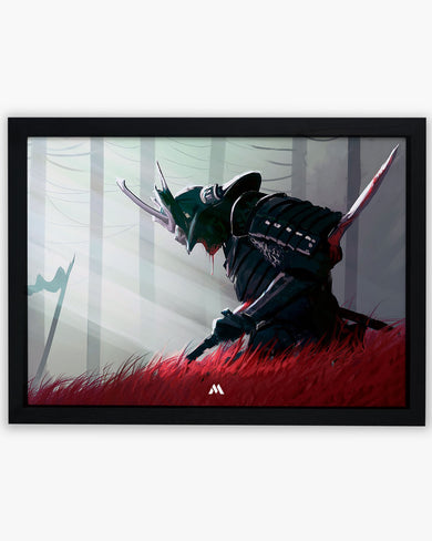 Forlorn Samurai Art-Poster