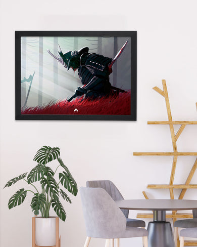 Forlorn Samurai Art-Poster