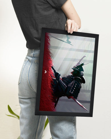 Forlorn Samurai Art-Poster