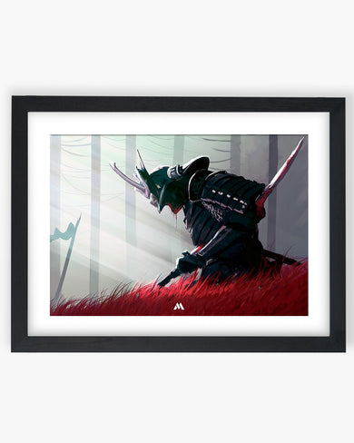 Forlorn Samurai Art-Poster