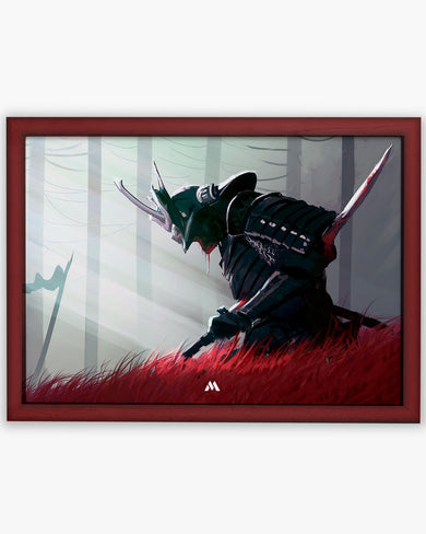 Forlorn Samurai Art-Poster