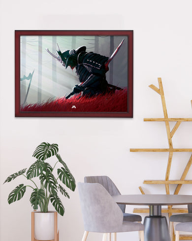 Forlorn Samurai Art-Poster