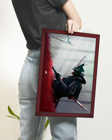 Forlorn Samurai Art-Poster