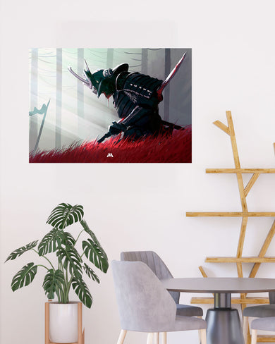 Forlorn Samurai Art-Poster