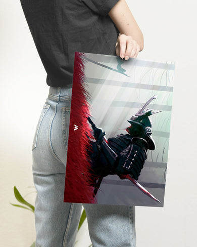 Forlorn Samurai Art-Poster