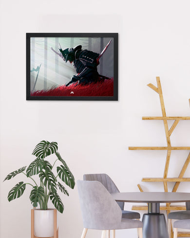 Forlorn Samurai Art-Poster