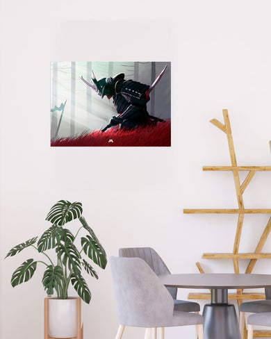 Forlorn Samurai Art-Poster