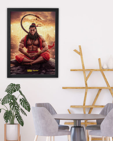 Zen Hanuman [MaxCreation] Art Poster