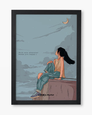 Girl On The Roof [WDE] Art-Poster