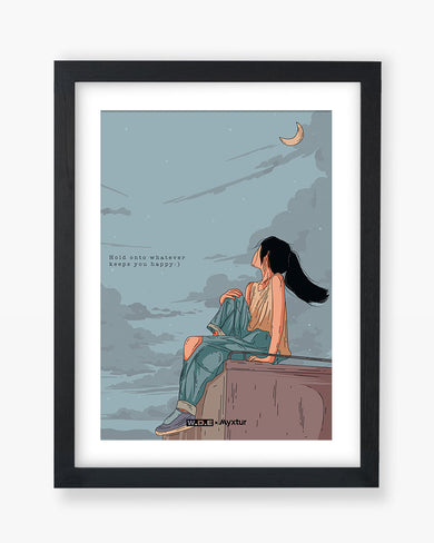 Girl On The Roof [WDE] Art-Poster