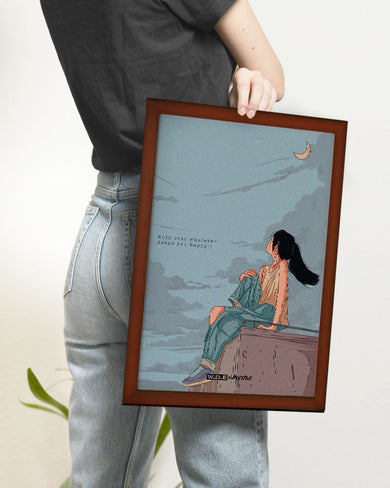 Girl On The Roof [WDE] Art-Poster