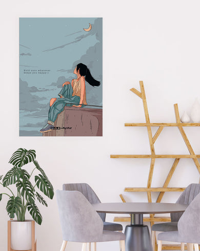 Girl On The Roof [WDE] Art-Poster