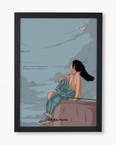 Girl On The Roof [WDE] Art-Poster