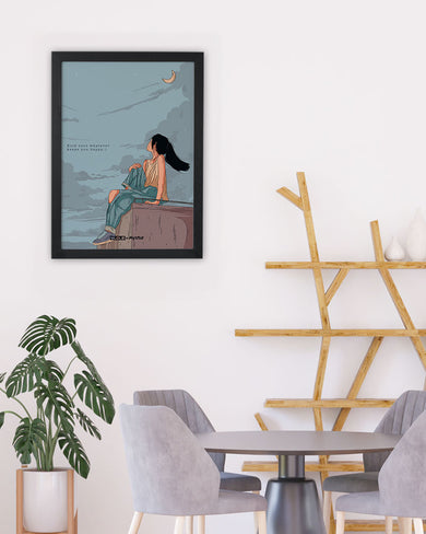 Girl On The Roof [WDE] Art-Poster