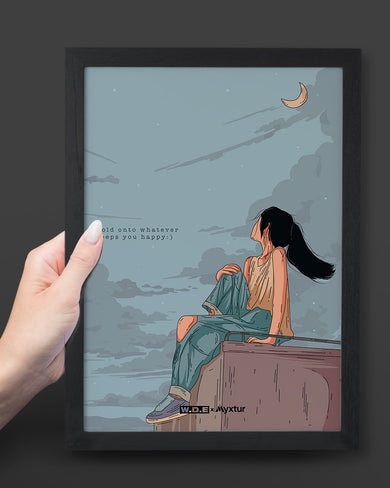 Girl On The Roof [WDE] Art-Poster