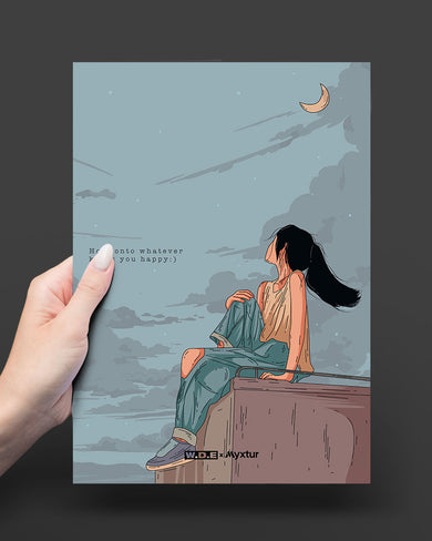 Girl On The Roof [WDE] Art-Poster