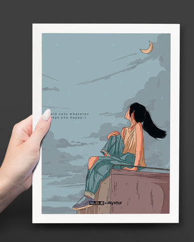 Girl On The Roof [WDE] Art-Poster