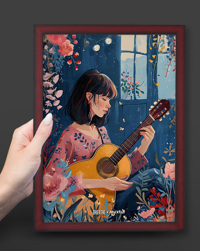 Blooms and Strings [BREATHE] Art Poster