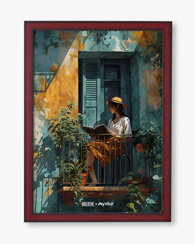 Sunlit Pages [BREATHE] Art-Poster