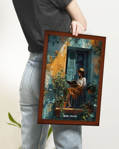 Sunlit Pages [BREATHE] Art-Poster