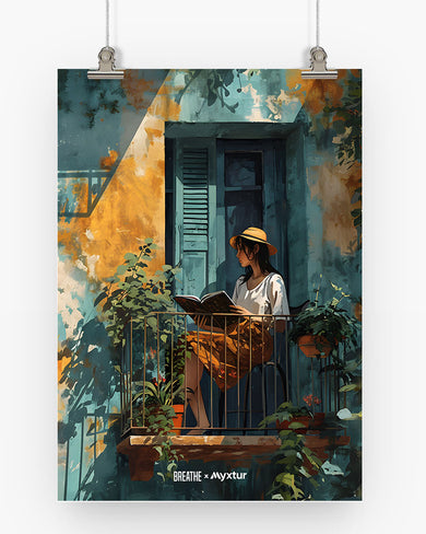 Sunlit Pages [BREATHE] Art-Poster