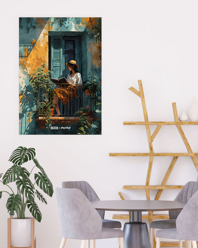 Sunlit Pages [BREATHE] Art-Poster