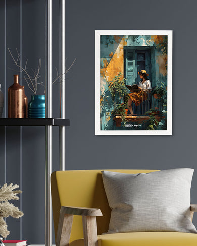 Sunlit Pages [BREATHE] Art-Poster