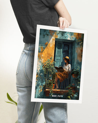 Sunlit Pages [BREATHE] Art-Poster