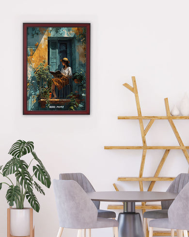 Sunlit Pages [BREATHE] Art-Poster