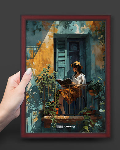 Sunlit Pages [BREATHE] Art-Poster