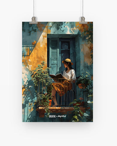 Sunlit Pages [BREATHE] Art-Poster