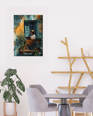 Sunlit Pages [BREATHE] Art-Poster