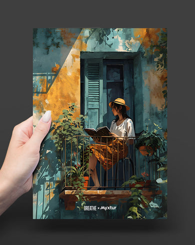 Sunlit Pages [BREATHE] Art-Poster