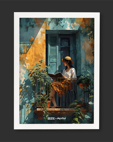 Sunlit Pages [BREATHE] Art-Poster