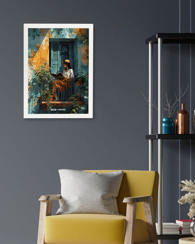 Sunlit Pages [BREATHE] Art-Poster